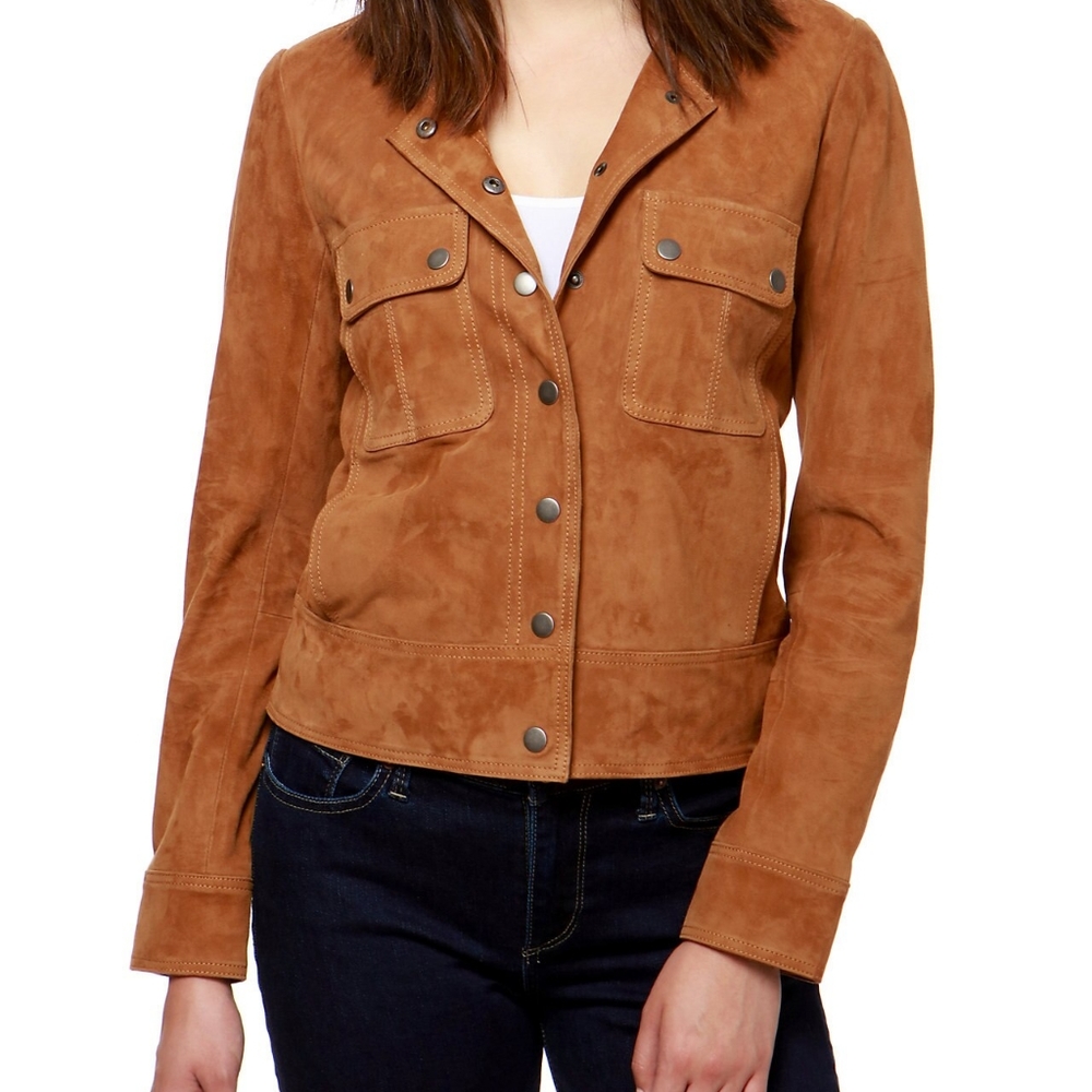 NWT Lucky Brand Suede Jacket
